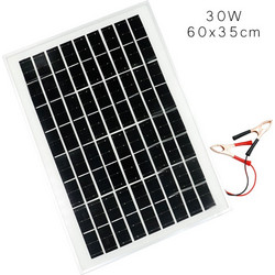 Μονοκρυσταλλικό Φωτοβολταϊκό Πάνελ 30W 12V - 17.49V