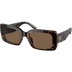 Tory Burch 7188U 172873 Γυναικεία Γυαλιά Ηλίου Τετράγωνα Κοκάλινα Ταρταρούγα με Καφέ Polarized Φακό