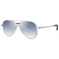 Bolon BL1002 B90 Γυαλιά Ηλίου Aviator Μεταλλικά Ασημί με Μαύρο Degradee Φακό