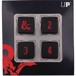 UP - Heavy Metal D6 4x Dice Set for Dungeons & Dragons