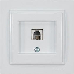 Πρίζα τηλεφώνου RJ11 Λευκό 152-10138 MONO ELECTRIC Despina by Eurolamp