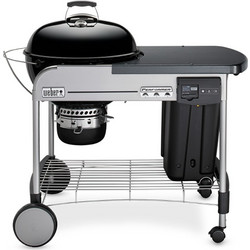 Weber Perfomer Deluxe GBS Ανοξείδωτη Ψησταριά Κάρβουνου Στρογγυλή με Καπάκι και Ρόδες Επιφάνειας 57cm