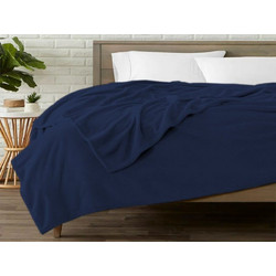 Κουβέρτα Fleece OneColor Γαρύφαλλο - Navy Blue, 200x230