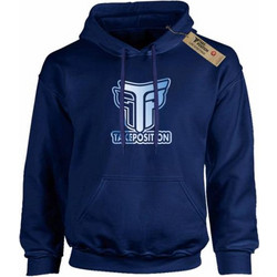 Takeposition Logo Παιδικό Φούτερ με Κουκούλα Navy Μπλε 811-0032-04-17