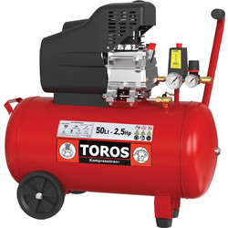Toros 40106 Κομπρεσέρ Αέρος Μονοφασικό 50lt 2.5hp