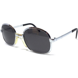 Luxottica JOYBOYS 44 Ανδρικά Γυαλιά Ηλίου Τετράγωνα Μεταλλικά Μαύρα με Μαύρο Polarized Φακό
