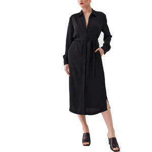 Calvin Klein Midi Καθημερινό Φόρεμα Μαύρο K20K205697 Calvin Klein Midi Καθημερινό Φόρεμα Μαύρο K20K205697