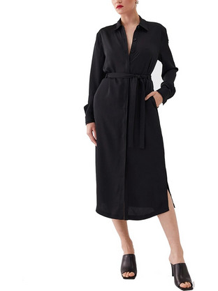 Calvin Klein Midi Καθημερινό Φόρεμα Μαύρο K20K205697