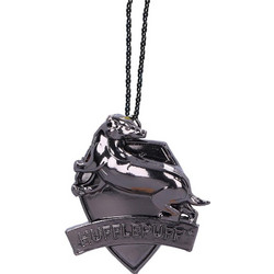 Harry Potter Hufflepuff Crest (Silver) Hanging Ornament 6cm