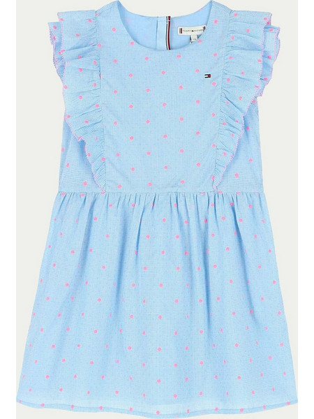 Tommy Hilfiger Παιδικό Φόρεμα Γαλάζιο KG0KG05815-C1S