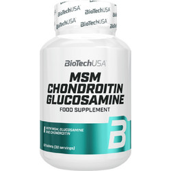 Biotech USA MSM Chondroitin Glucosamine 60 Ταμπλέτες
