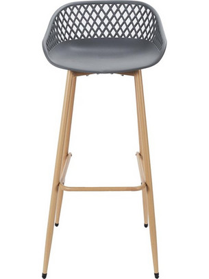 Μεταλλικό Σκαμπό Μπαρ 45 x 47.6 x 88 cm Home Deco Factory HDO7286