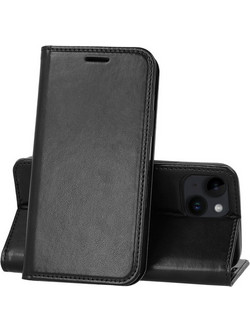 Powertech Magnet Elite Book Black (iPhone 14 Plus)