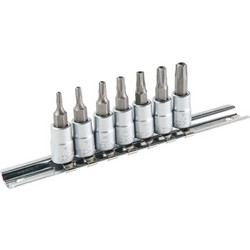 Σετ καρυδάκια με μύτη Tamper Torx 7τμχ TOPEX 39D378 393784