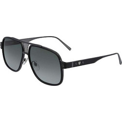 MCM 137/S 001 Ανδρικά Γυαλιά Ηλίου Aviator Μεταλλικά Μαύρα με Μαύρο Degradee Φακό