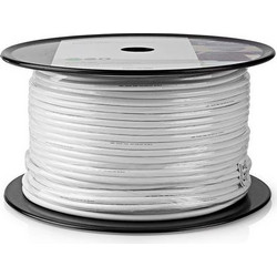 Nedis CSBR4030WT1000 Coax Cable RG59U 100 m Reel White Καλώδιο