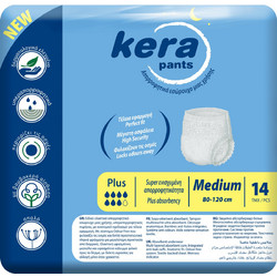 Kera Pants Plus Medium Πάνες Βρακάκι Ακράτειας 7 Σταγόνες 14τμχ