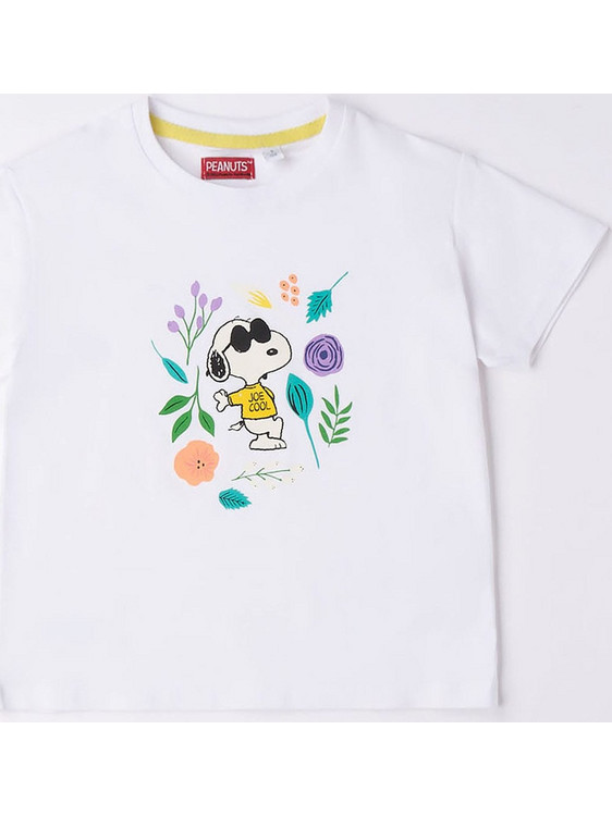 Sarabanda Snoopy Παιδικό T-Shirt Κοντομάνικο Λευκό 06443-0113