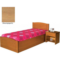 Νο 18 Κρεβάτι MDF Οξυά (Για Στρώμα 140x200) Με Επιλογές Χρωμάτων - Αλουστράριστο