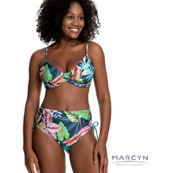 Marcyn Bikini Set με Ενίσχυση Ψηλόμεσο Floral Πολύχρωμο 639.7214