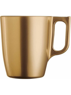 Γυάλινη κούπα 250 ml Luminarc Flashy Gold