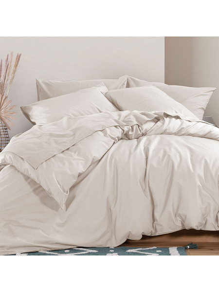 Παπλωματοθήκη Μεμονωμένη Μονή 160X240 Nef Nef Basic 729-Cream (160x240)