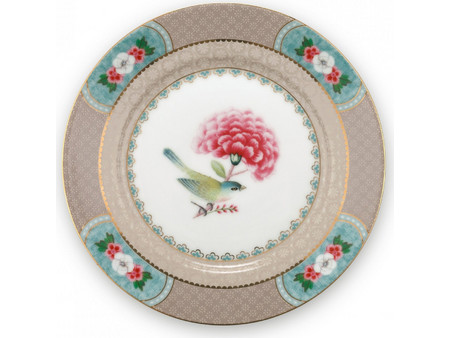 Pip Studio Πιάτο Γλυκού Πορσελάνης Blushing Birds 51001210