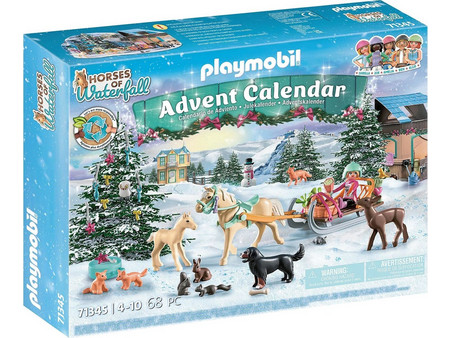 Playmobil Χριστουγεννιάτικο Ημερολόγιο Βόλτα με το Έλκηθρο για 4-10 Ετών 71345