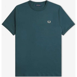 Ανδρική Μπλούζα FRED PERRY RINGER M3519 Πράσινο