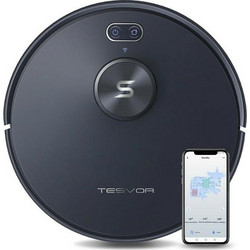 Tesvor S6 Dark Blue Σκούπα Ρομπότ για Σκούπισμα & Σφουγγάρισμα με Χαρτογράφηση και Wi-Fi