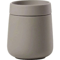 Zone Denmark Δοχείο Αποθήκευσης Για Μπατονέτες Stoneware 290 ml - Nova One Taupe