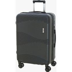 Bartuggi 712-80123 Βαλίτσα Μεγάλη 77x52x32cm με 4 Ρόδες Μαύρη