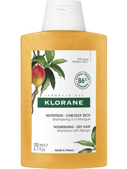 Klorane Mango Σαμπουάν για Επανόρθωση για Ξηρά & Ταλαιπωρημένα Μαλλιά 200ml