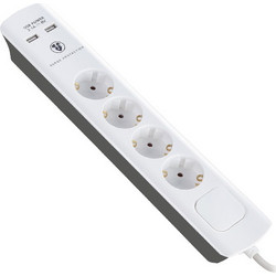 BULLE: ΠΟΛΥΠΡΙΖΟ ΜΕ ΠΡΟΣΤΑΣΙΑ 4 ΘΕΣΕΩΝ 3m +2x USB