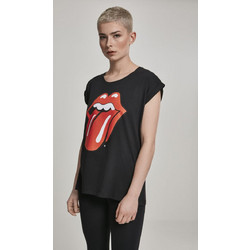 Γυναικείο T-Shirt Rolling Stones Tongue Merchcode MC326 Black