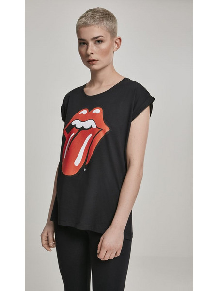 Γυναικείο T-Shirt Rolling Stones Tongue Merchcode MC326 Black