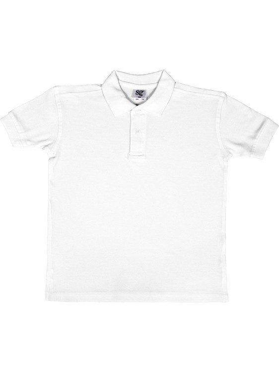 SG Παιδικό Polo Κοντομάνικο Λευκό SG50K