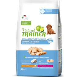 Natural Trainer Small & Toy Puppy & Junior with Chicken 800gr