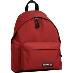 Lyc Sac City The Drop Σχολική Τσάντα Πλάτης Γυμνασίου - Λυκείου Κόκκινη 95017