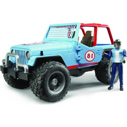 Bruder Τζιπ Land Rover με Τρέιλερ Μηχανή BR001696