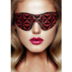 Κόκκινη Ανάγλυφη Μάσκα Ματιών - Shots Ouch Luxury Eye Mask Red