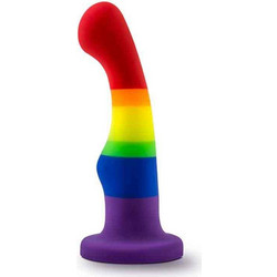 Blush Avant Pride Freedom Dildo με Βεντούζα 15.2cm Πολύχρωμο
