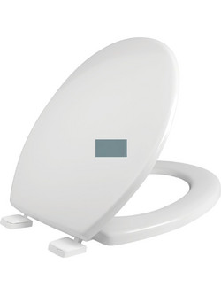 Elvit 0012 Καπάκι Λεκάνης Οβάλ από Βακελίτη Γαλάζιο 44.5x37cm 0012-SIEL