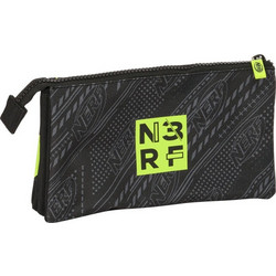 Safta Nerf Get Ready Κασετίνα με 3 Θήκες Μαύρη 812440744