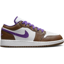 Jordan Air Jordan 1 Παιδικά Sneakers Λευκά Σοκολατί 553560-215