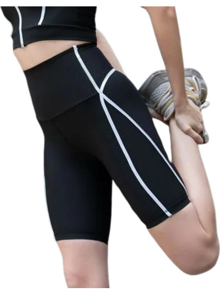 Lismina Menton Biker Γυναικείο Κολάν Μαύρο 6048