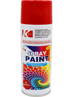 KLY Ακρυλικό Σπρέι Βαφής Έντονο Κόκκινο Gloss 200ml KLY-019-23