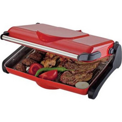 Akel AB650 Ηλεκτρική Ψησταριά Πλάκας 1200W με Καπάκι