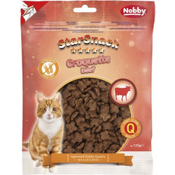 Nobby Cat Starsnack Croquette Beef 125gr