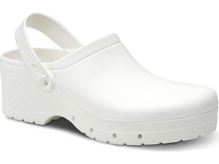 Feliz Caminar Zuecos Sanitarios Unisex Industrial White